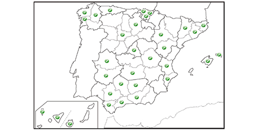Proyectos IDE a nivel local en Espa&ntilde;a
